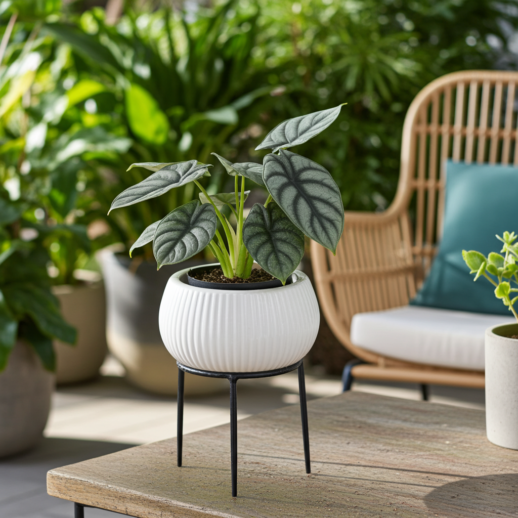 Alocasia Silver Dragon – Planta de Coleccionista | Vivero Selva Verde
