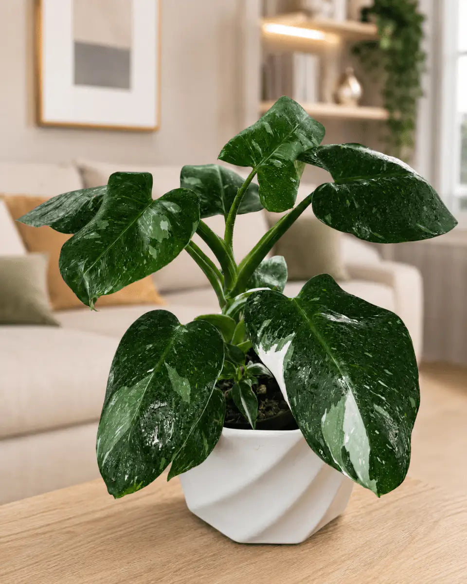 Filodendro White Princess de Interior | Planta Variegada Premium - Vivero Selva Verde