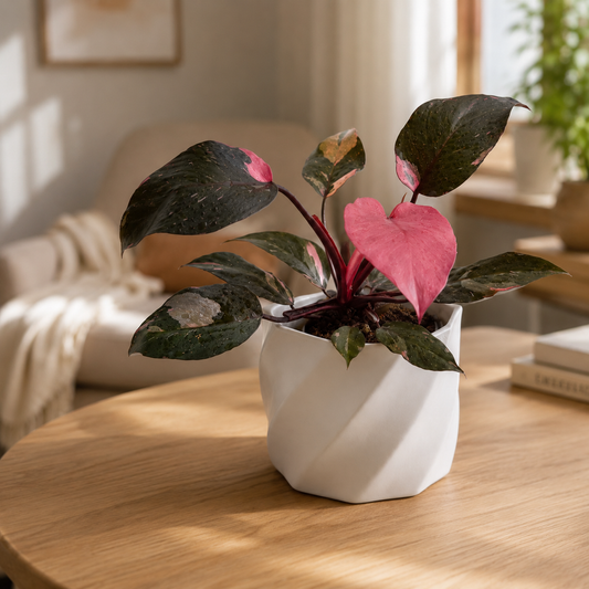 Filodendro Pink Princess de Interior | Planta Decorativa para Hogar
